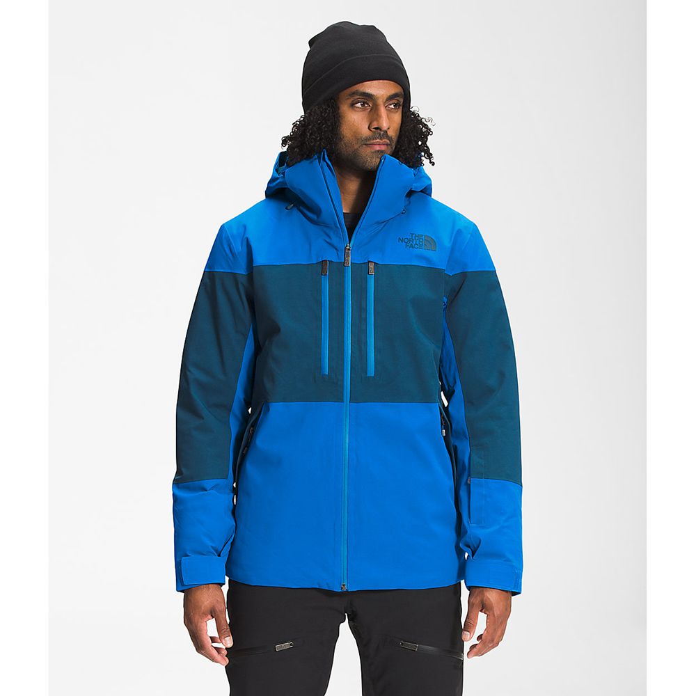 The North Face Rain Jacket Mens Australia - The North Face Chakal Blue Dryvent (WPX-465819)